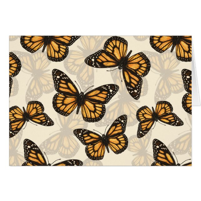 Papillon monarque (Devant horizontal)