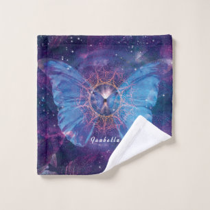 Papillon Morpho / Dessous de verre en papier de ga