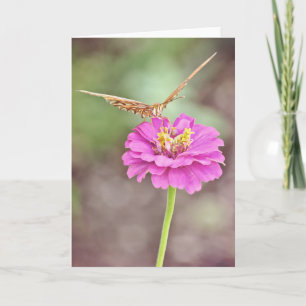 Papillon Nectar Écriture Carte Psaume 34:8