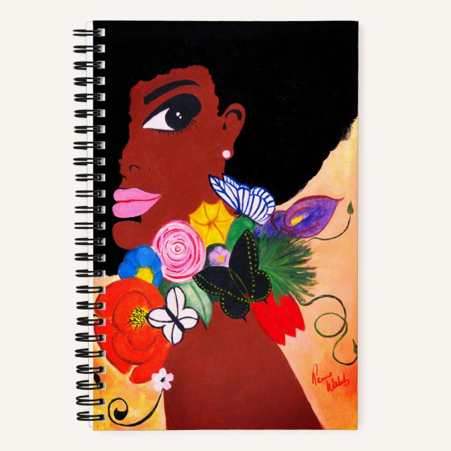 Papillon noir - Carnet spiral (Recto)