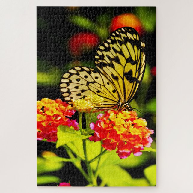 Papillon Nymphe de l'Arbre. Puzzle (Vertical)