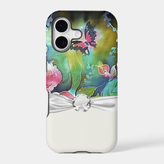 papillon parmi les roses
