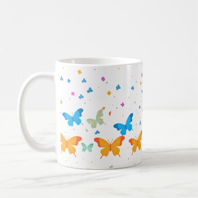 Papillon Pastel Whimsical & Mug Confetti (Gauche)