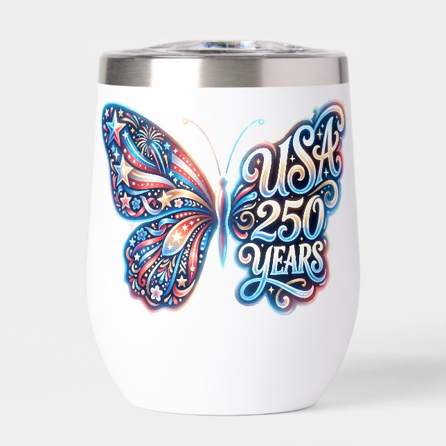 Papillon pour le 250e anniversaire des États-Unis (Avant)