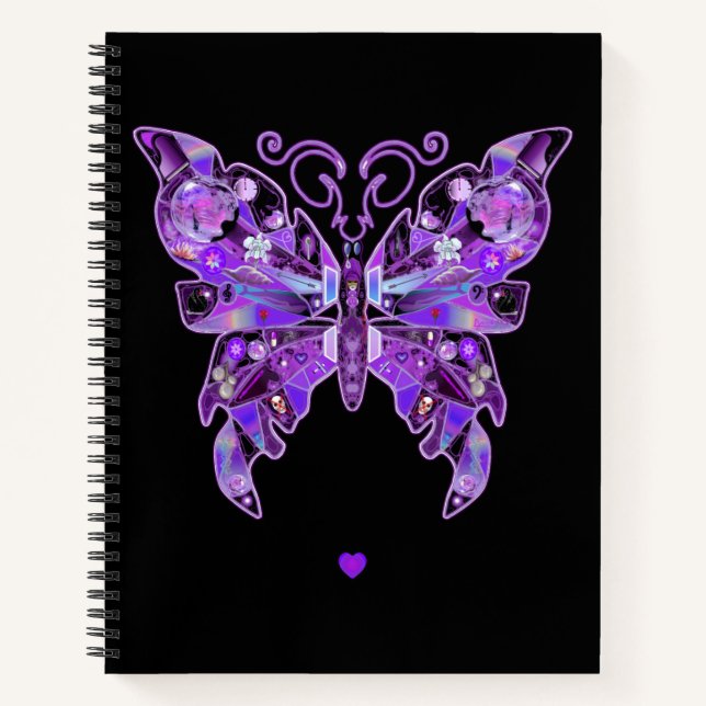 Papillon pourpre 31 Carnet (Devant)
