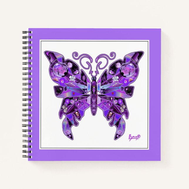 Papillon pourpre 31 Carnet (Devant)