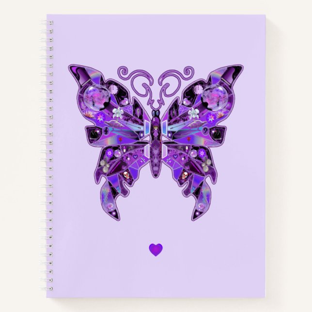 Papillon pourpre 31 Carnet (Devant)