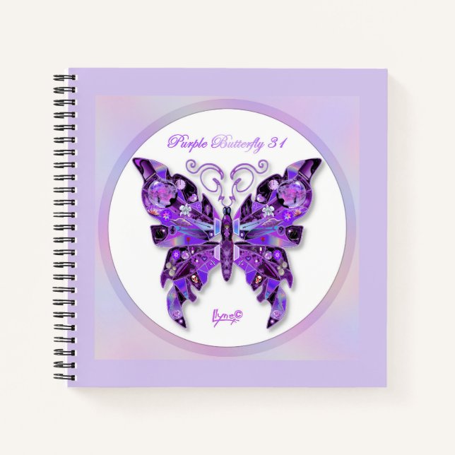 Papillon pourpre 31 Carnet (Devant)