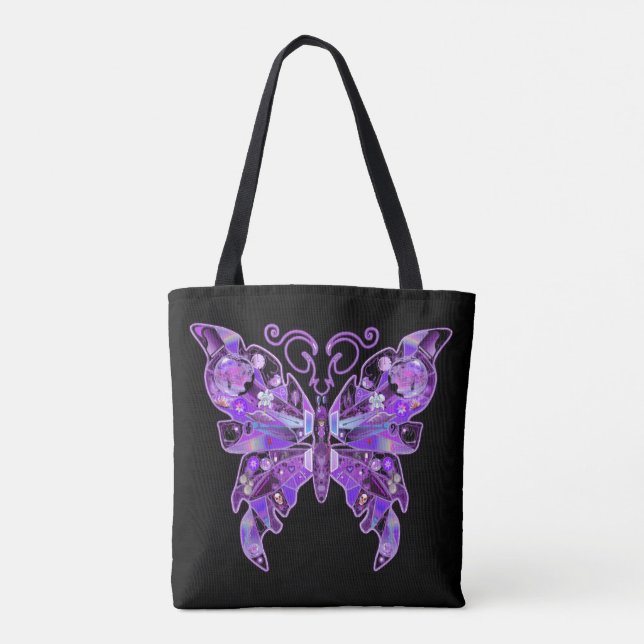 Papillon pourpre 31 Sac fourre-tout (Dos)