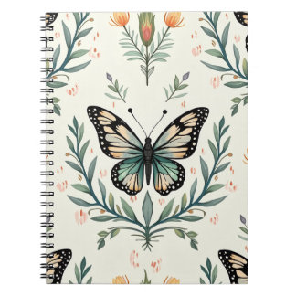 Papillon Queen Élégant Carnets spiraux