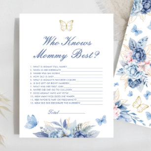 Papillon qui connaît maman meilleur Baby shower je