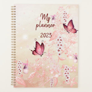 Papillon rose