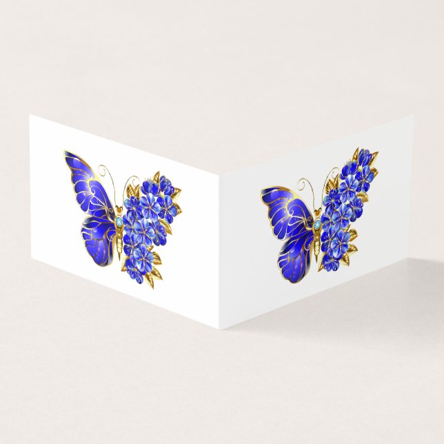 Papillon saphir à fleurs (Outside)