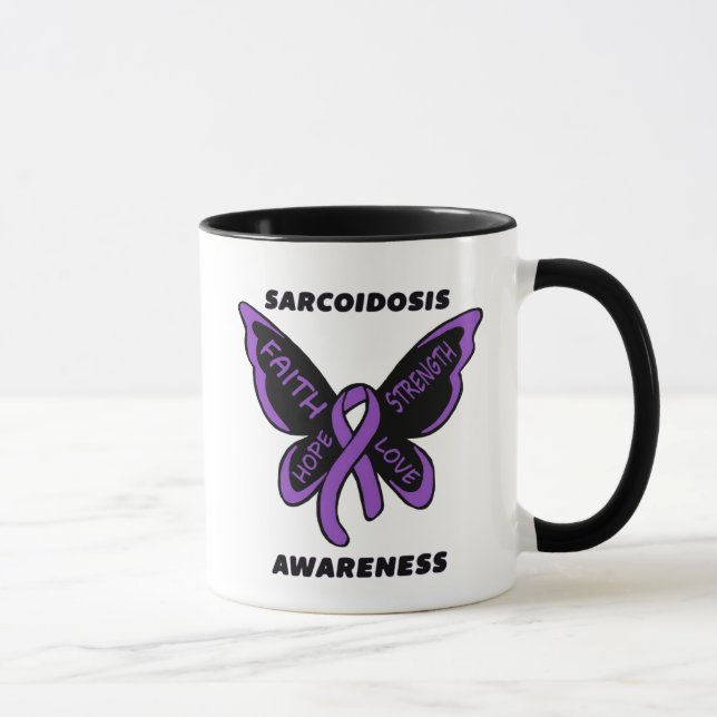 Papillon/sensibilisation...Sarcoidose Mug (Droite)