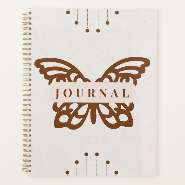 Papillon Silhouette Moderne Boho & Mystique  (Devant)