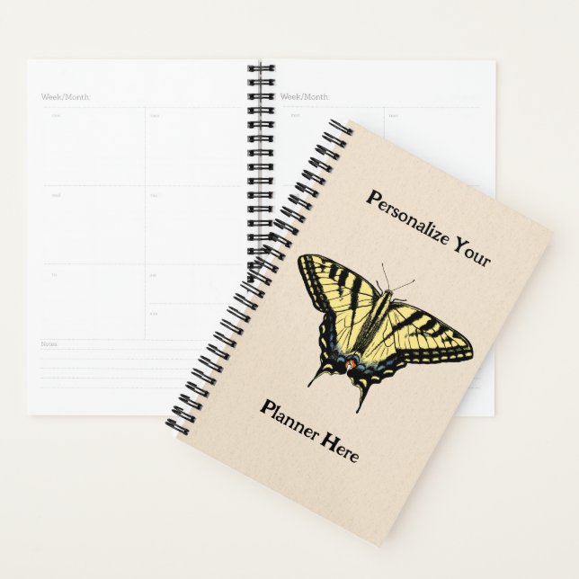 Papillon Southwestern jaune Swallowtail (Devant avec enveloppe)