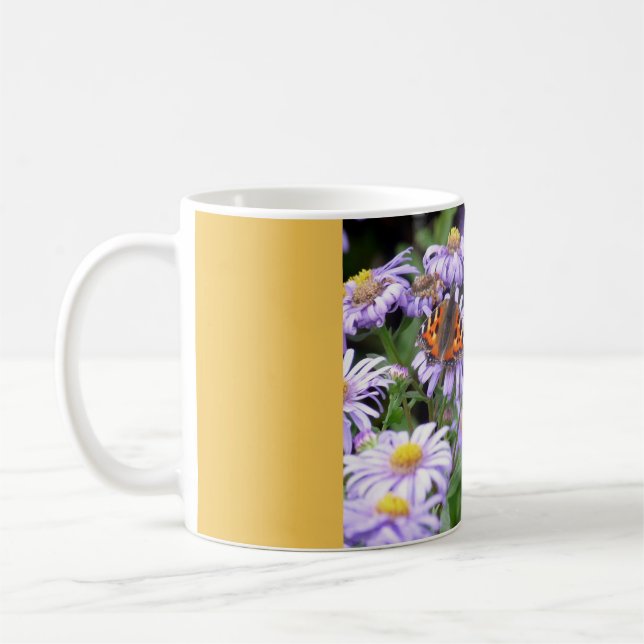 Papillon Sur Fleurs Mug (Gauche)