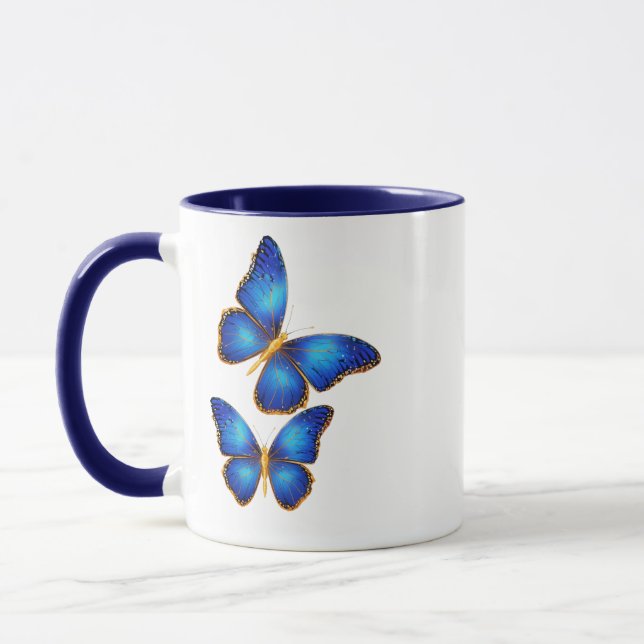 Papillon - Symbole de la transformation Mug (Gauche)