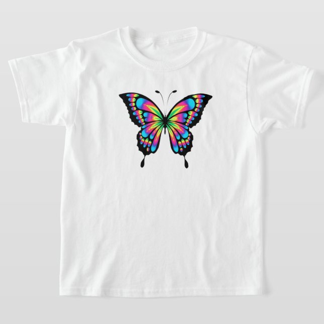 Papillon T-shirt pour filles (Poser)