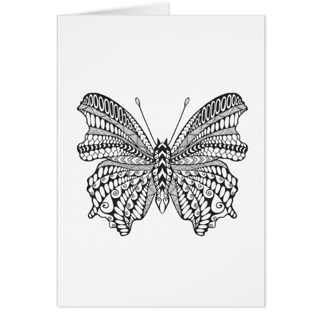 Papillon tropical inspiré (Devant)
