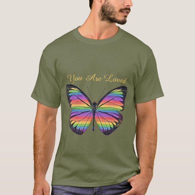 Papillon Tu Es Aimé T-Shirt (Devant)