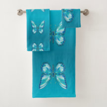 Papillon turquoise