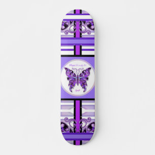 Papillon violet 31 Skateboard