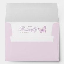 Papillon Violet En Route Baby Shower
