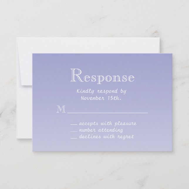 Papillon violet RSVP (Devant)