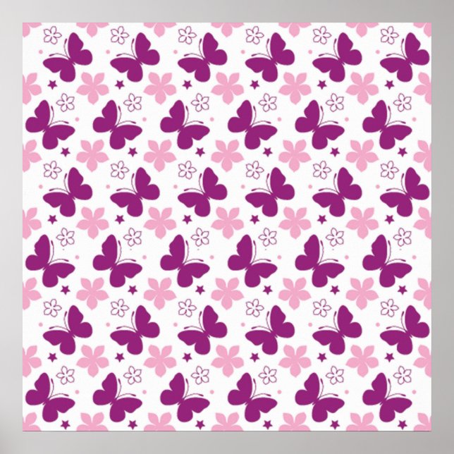 Papillons Affiches et impressions (Devant)