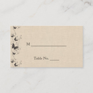 Papillons au chocolat sur Ecru Mariage Cartes de P