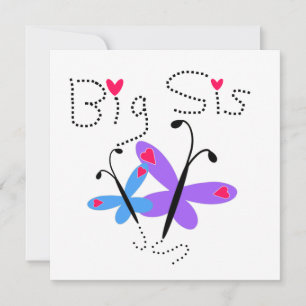 Papillons Big Sis Cadeaux