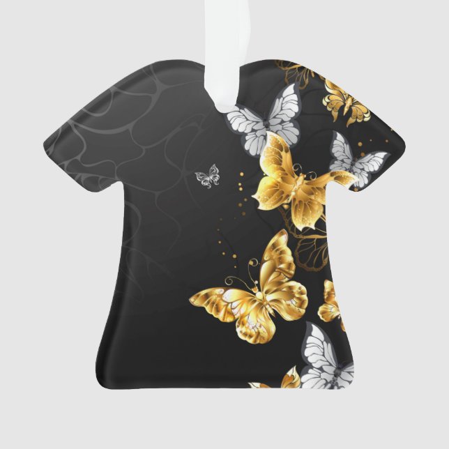 Papillons blancs et dorés (devant)