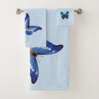 Papillons bleu Morpho
