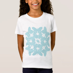 Papillons bleus T-shirt fille