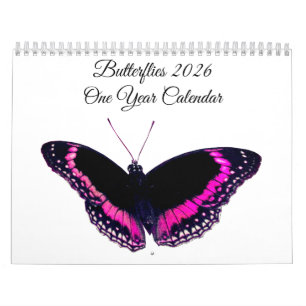 Papillons Calendrier 2026 d'un an