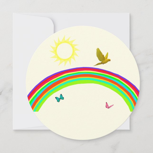 Papillons Carte d'anniversaire (Devant)