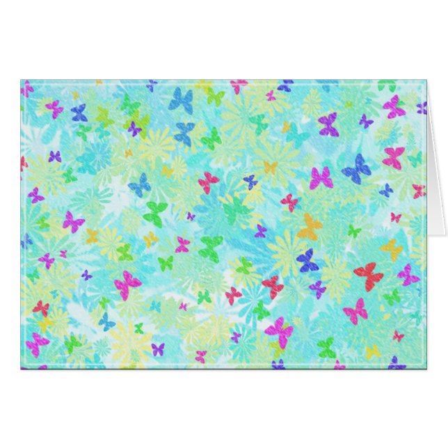 Papillons Colorés et Pâquerettes par Shirley Taylo (Devant horizontal)
