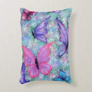 Papillons colorés Flying Coussin Joy