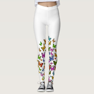 Papillons colorés Leggings