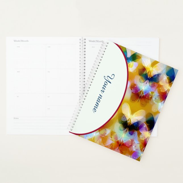 Papillons colorés personnalisés (Devant avec enveloppe)
