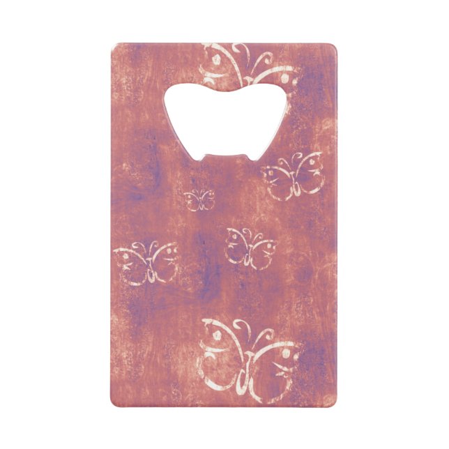 Papillons d'antiquités sur le violet et le rose (Devant)