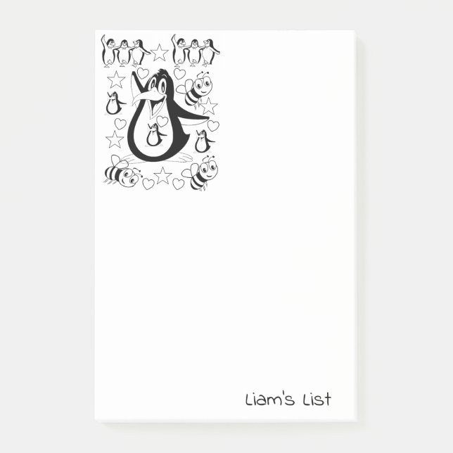 Papillons de couleur Post-it Notes Bourdon (Devant)