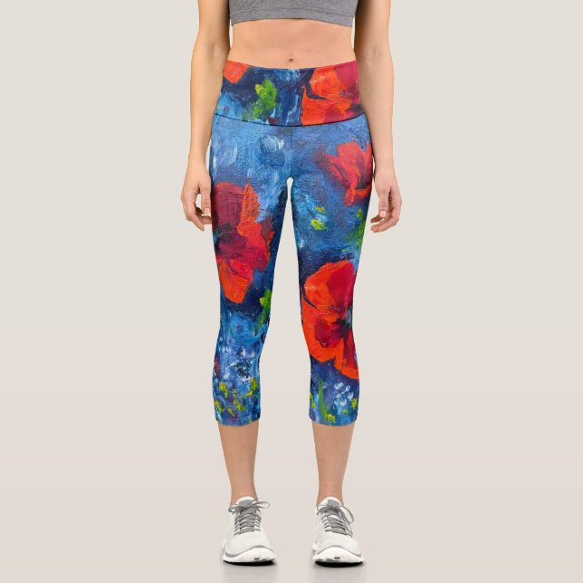 Papillons de l'Alaska Capri Leggings (Recto)