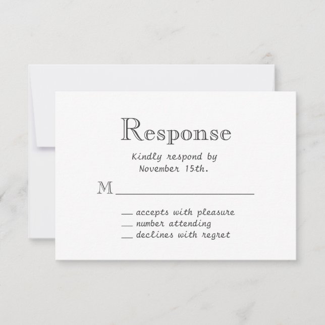 Papillons de tableau de bord RSVP (Devant)