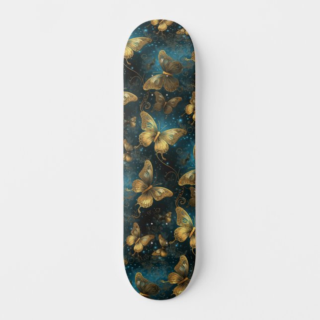 Papillons d'or Skateboard (Recto)