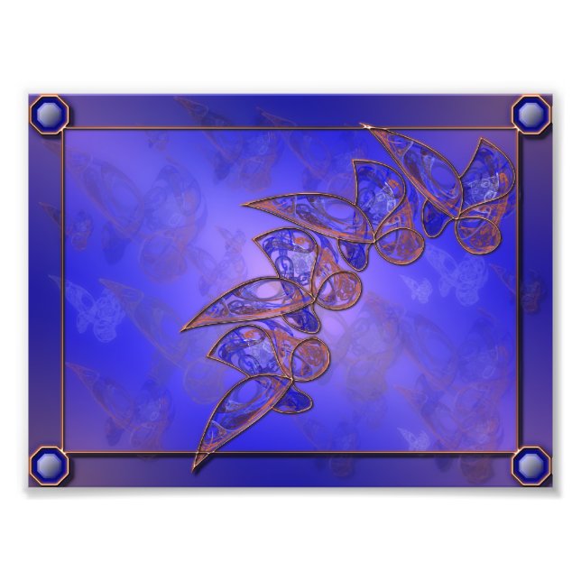 Papillons en cuivre Impression photo (Devant)