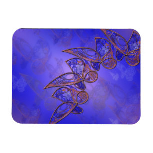 Papillons en cuivre Magnet flexible
