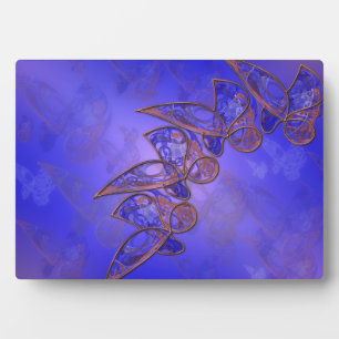 Papillons en cuivre Plaque photo