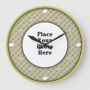 Papillons encadrez votre horloge murale photo